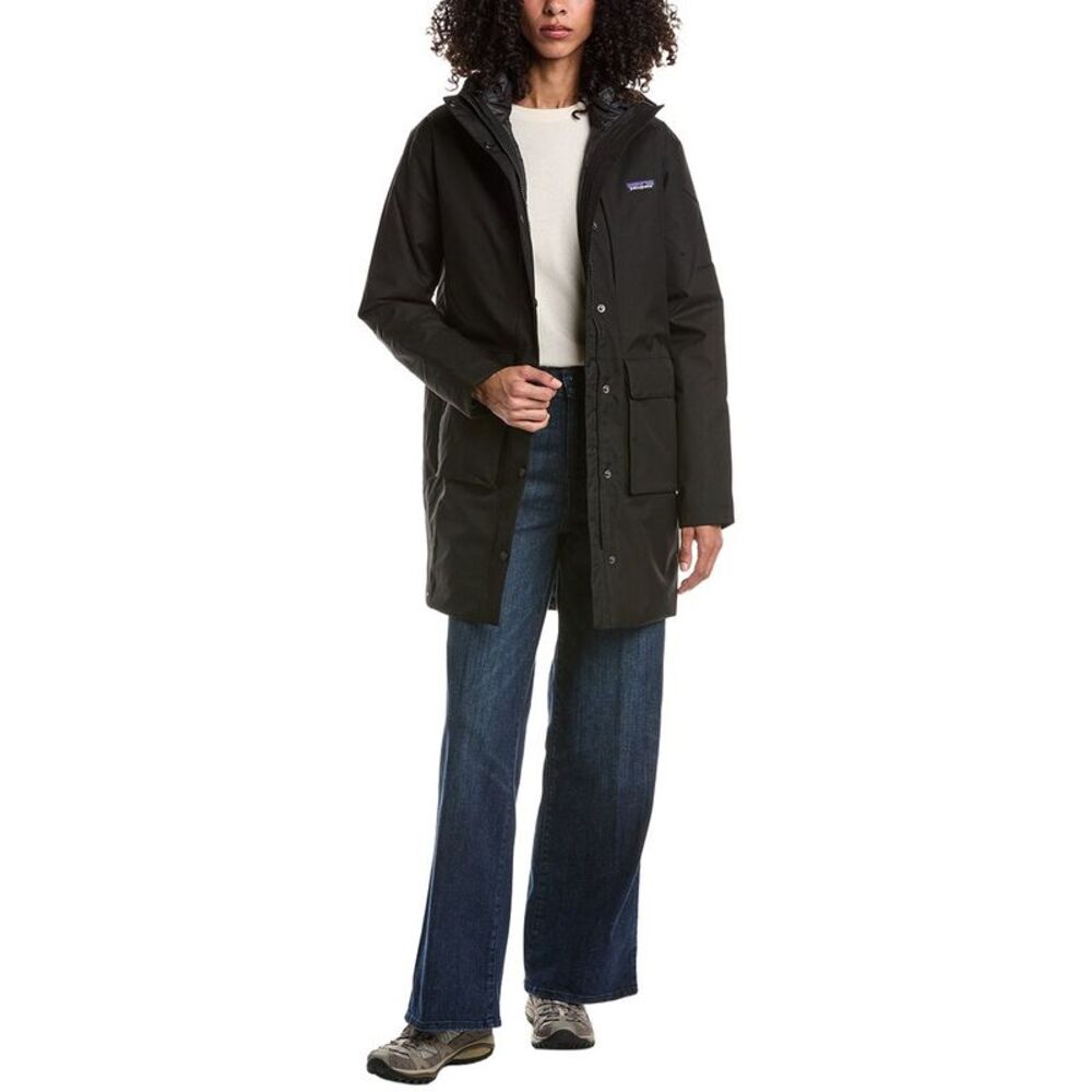 Patagonia® Womens Patagonia Pine Bank 3-In-I1 Parka, Black